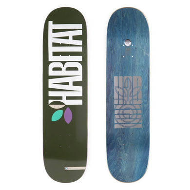 Habitat Skateboards - Apex Bold Green Deck - 8.25
