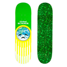 Load image into Gallery viewer, Habitat Skateboards - Global Bummer Deck Green - 8.25&quot;