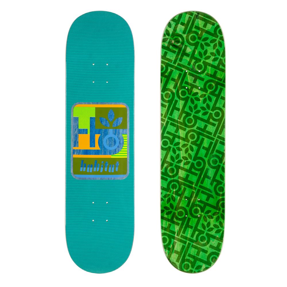 Habitat Skateboards - Mod Pod Deck Green - 8.25